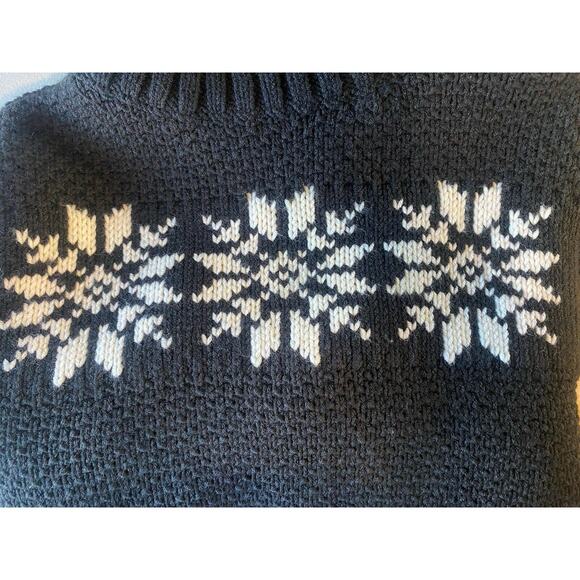 Liz Claiborne Sweater Womens XL Pullover Black White Wool Blend Winter Pullover - Picture 8 of 8